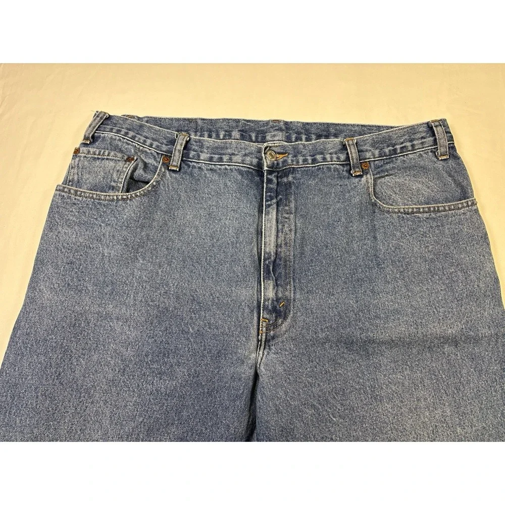 VTG 2001 Levis 560 Jeans Mens 42x32 Medium Wash Blue Loose Tapered Denim Y2K